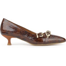 Ziya, Kadın Hakiki Deri Ayakkabı 1531050Z26104802K Acı Kahve