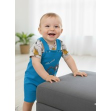 Eymir Giyim Dino Iki Parça Tulum Erkek Bebek Çocuk 0-3 Ay, 3-6 Ay, 6-9 Ay