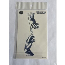 Yüce El 18X11 cm Yarı Kalıcı Hayalet Geçici Dövme Yapıştırma Dövme