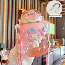 My Melody Sevimli Tavşan Askılı Suluk Matara Tritan Bpa Free Ağız ve Diş Sağlığına Uygun