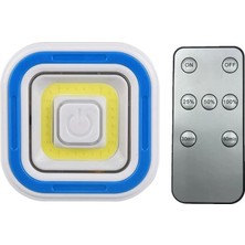 Powermaster PM-6937 Cob Ledli Pilli Uzaktan Kumandalı Tekli Lamba