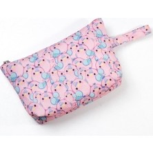 Makyaj Çantası ve Çok Amaçlı El Çantası Pembe 32X20CM