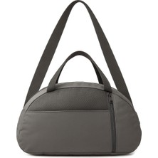 Kaff Küçük Boy Gri Önü Cepli Ayarlanabilir Omuz Askılı El Seyahat Spor Çantası -00833