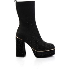 Siyah  Kadın Bot & Bootie K02185010817