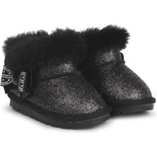 Buckhead Curly Kız Çocuk Simli Kürklü Bot