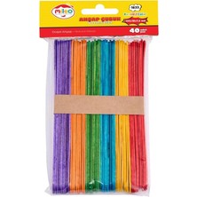 Mas Mileo Ahşap Çubuk Kare 150X18X1.6MM Renkli 1833