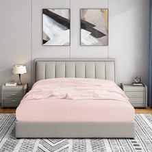 Soley | Jersey | %100 Pamuk Çift Kişilik 140 x 200 Lastikli Çarşaf