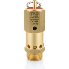 Yks 3/8"  7 Bar  Standart Basinçli  Emniyet Ventili