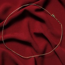 Elif Engin Golden Stripes Çelik Kolye