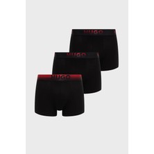 Hugo Streç Pamuklu Logolu 3 Pack Boxer Erkek Boxer 50549172 001