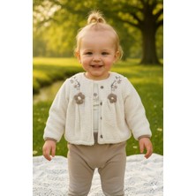 Laura Baby Çiçek Dalı Nakışlı 3 Lü Kız Takım