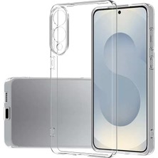 Galaxy S25 Edge Kılıf  Süper Şeffaf Transparan Silikon Kılıf Kapak