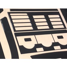 Chevrolet Captiva Konsol-Torpido Kaplama 2007-2012 12 Parça Piano Black