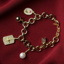 Golden Blossom Bileklik