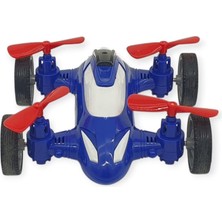 Sürtmeli Drone Araba Hareketli Pervane - Mavi (Lisinya)