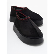 Yüksek Tabanlı Kısa Mini Bot Siyah