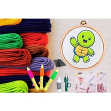 Punch Seti Nakış Seti Kasnaklı Kendin Yap Seti Seri 123