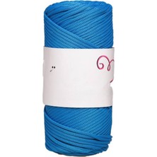 Makrome Ipi 3mm Polyester Mavi