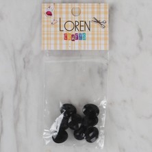 Loren Crafts Siyah 8 Li Düğme - 230