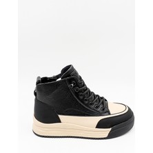 Kristebell Ithal Bağcıklı Sneaker Kadın Spor Bot 2035 - Siyah - 36