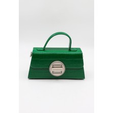 Kriste Bell Marka Ithal Kroko Kadın Çanta KB909 - Yeşil