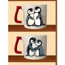 Penguenler Kupa - Erkek Arkadaşa Doğum Günü Hediyesi, Erkek Sevgiliye Doğum Günü Hediyesi