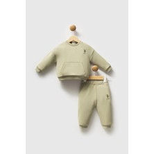 U.s.polo Assn Erkek Bebek 2 Li Takım - Çay Yeşili
