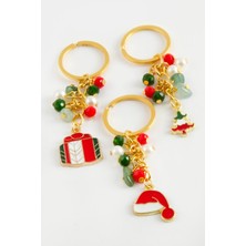 Sepetim 2025 Yılbaşı Kristal Anahtarlık-Renkli