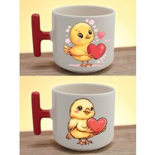 Tatlı Civciv 2'li Latte Bardağı - 1 Yas Dogum Gunu Hediyesi, Anneanneye Alınacak Hediyeler