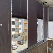 Mahrashop Antirasit Katlanabilir Plise Perde, Cam Balkon Perdeleri, Ofis Perdeleri, Pvc Pencere Perdeleri
