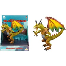 Standlı Ejderha Figürü  13 cm - Yeşil (Lisinya)