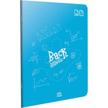 Gıpta Back Defter Tel Dikiş Plastik Kapak A5 60 Yaprak Kareli