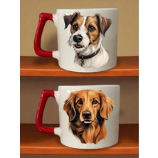 Sevimli Köpek Baskılı Kupa - 14 Şubat Hediye, Erkeğe Hediye, Kız Arkadaş Hediye