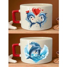 Yunus Teması 2'li Kahve Fincanı - 10 Yaş Erkek Çocuk Hediye, 10 Yaş Kız Çocuk Hediye