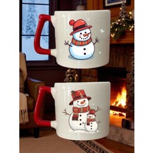 Tatlı Kardan Adam Baskılı Kupa - Eşe Doğum Günü Hediyesi, Erkek Için Hediye