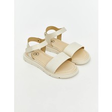 Lc Waikiki Yeni Sezon Deri Görünümlü Kadın Sandalet