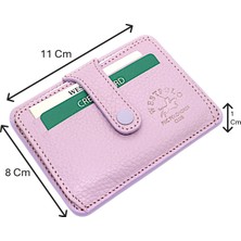 Westpolo Carpi Çok Bölmeli Unisex Hakiki Flötr Deri Kartlık - Açık Lavanta Pembesi