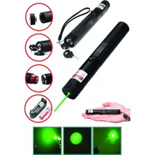 Şarjlı Yeşil Lazer Işaretleyici 100 Mw, Çok Renkli, Taşınabilir ve Güçlü Performans