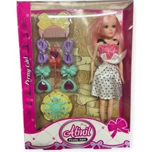 KMB-925 - Saç Bakım Seti Aksesuarlı Kutulu Bebek (Lisinya)