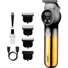 V-989 Çok Fonksiyonlu Islak Kuru Tıraş Makinesi, Pil Göstergesi, Turbo Özelliği