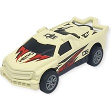 Çek Bırak Metal Küçük Arabalar 8 cm - SH40031 - Bej (Lisinya)