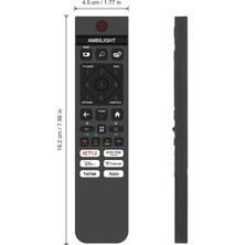 Philips ile Uyumlu Model 77OLED910/12 Smart LED Tv Kumandası-Mikrofonsuz