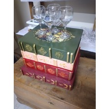 Şarap ve Likör Bardakları Için Şık Saklama Kutusu