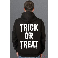 Bumeta Trick Or Treat Sweetshirt Unisex Kapüşonlu Hoodie