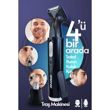 Siyah Tıraş ve Epilasyon Makinesi, Seyahat ve Vücut Kullanımı, Erkek ve Kadın Için