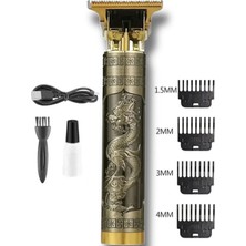 T Bıçaklı Çok Fonksiyonlu Tıraş ve Sakal Makinesi, Kuru ve Islak Kullanım