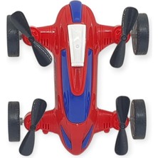 Sürtmeli Drone Araba Hareketli Pervane - Kırmızı (Lisinya)