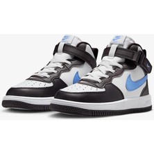 Nike Air Force Bebek Bilekli Spor Ayakkabı - Deri Tasarım Hafif Cırtlı ve Lastik Bagcıklı - FJ1917-600