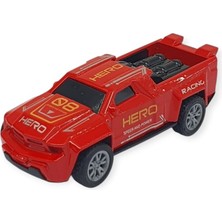 Çek Bırak Metal Küçük Arabalar 8 cm - SH40031 - Kırmızı Pick-Up (Lisinya)