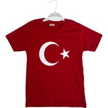 Bayraklı Kırmızı Tişört